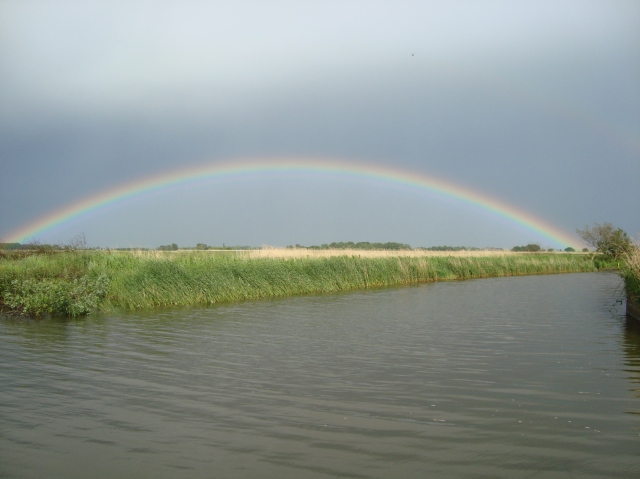 Rainbow on River Bure, Norfolk Broads (c) copyright Sherri Matthews 2013