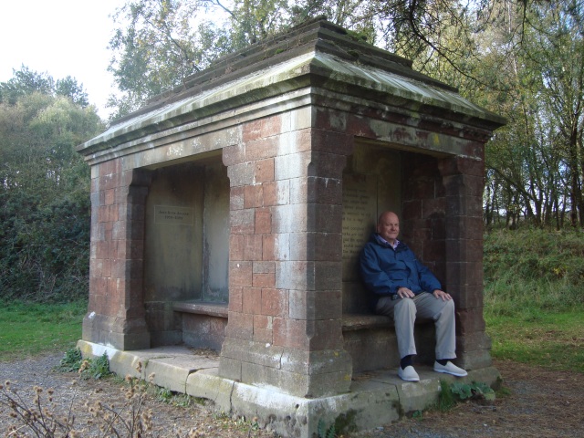 Stone Monument built in 1879 Selworthy Woods, Quantock Hills, Somerset (c) copyright Sherri Matthews 2013
