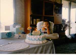 Nicky's First Birthday November 29, 1989 (c) Sherri Matthews