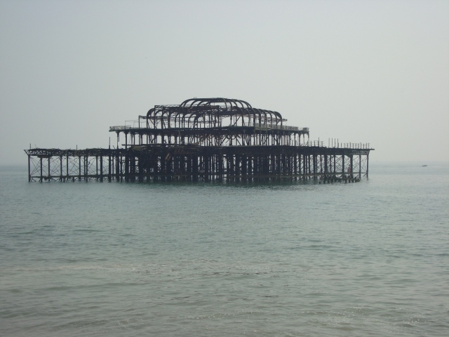 Shell of the West Pier in Brighton (c) Sherri Matthews 2012