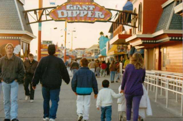 My Family on The Boardwalk in Santa Cruz 1992 (c) Sherri Matthews 2014