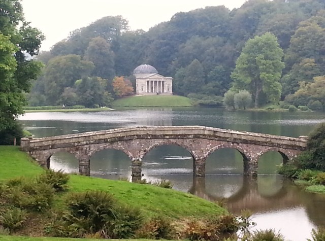 Whatever the view, we have to keep our vision alive.   View of The Pantheon and Bridge at Stourhead Gardens. (c) Sherri Matthews 2014