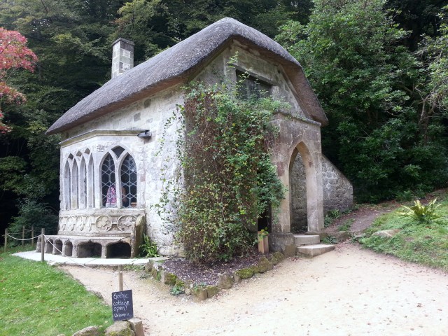 If not a cottage by the sea, then how about the Gothic Cottage at Stourhead? It even has a fireplace for those crisp, winter mornings... (c) Sherri Matthews 2014