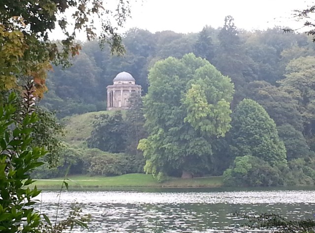 View of The Temple of Apollo, Stourhead - used in the film Pride & Prejudice.   I'm sure that Henry Flitcroft, who built the temple in 1765, had no idea how famous his creation would become centuries later. (c) Sherri Matthews 2014 (c) Sherri Matthews 2014