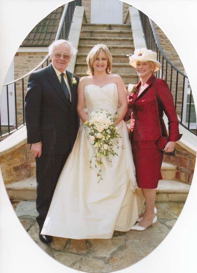 John, me and my mother, March 2006, Wedding Day (c) Sherri Matthews