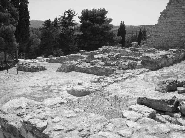 Ruined Walls of Knossos, Crete, 2012 (c) Sherri Matthews