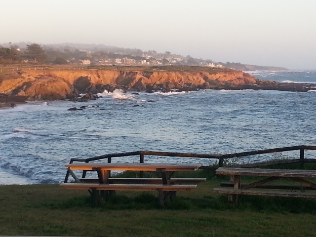 View of Moonstone Beach, Cambria, Central Coast of California April 2013 Special memories of this place... (c) Sherri Matthews