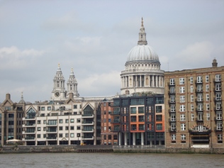 St Paul's Cathedral from Thames Embankement