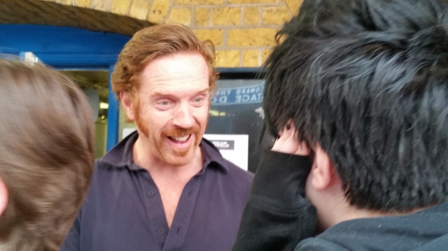 Aspie D can't believe she is face to face with Damian Lewis (c) Sherri Matthews June 2015