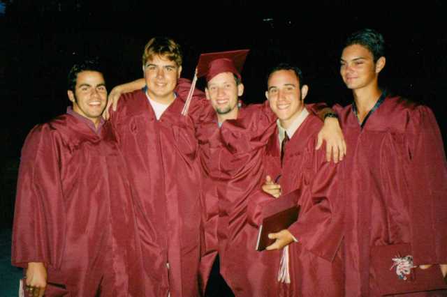 High School Graduation, Paso Robles, California (Son second from left) June 2001 (c) Sherri Matthews 2015